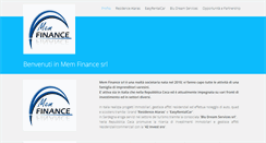 Desktop Screenshot of memfinance.com