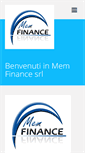 Mobile Screenshot of memfinance.com